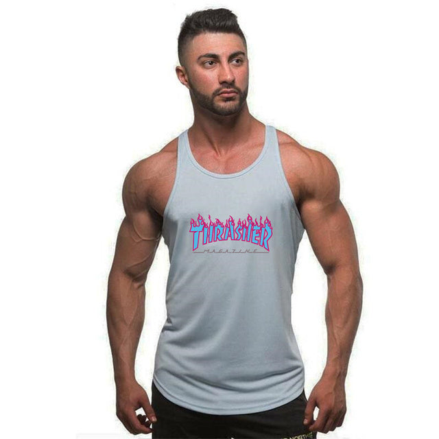 Cotton Men's Vest for Gym and Travel Activities