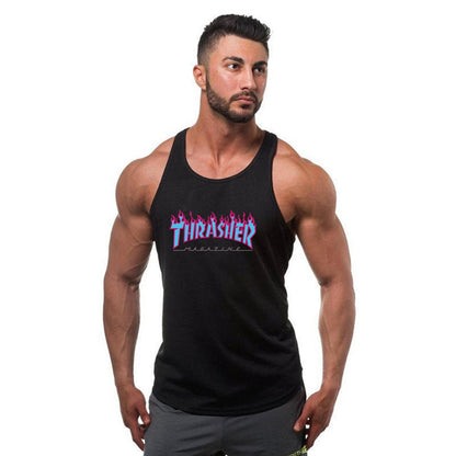 Cotton Men's Vest for Gym and Travel Activities