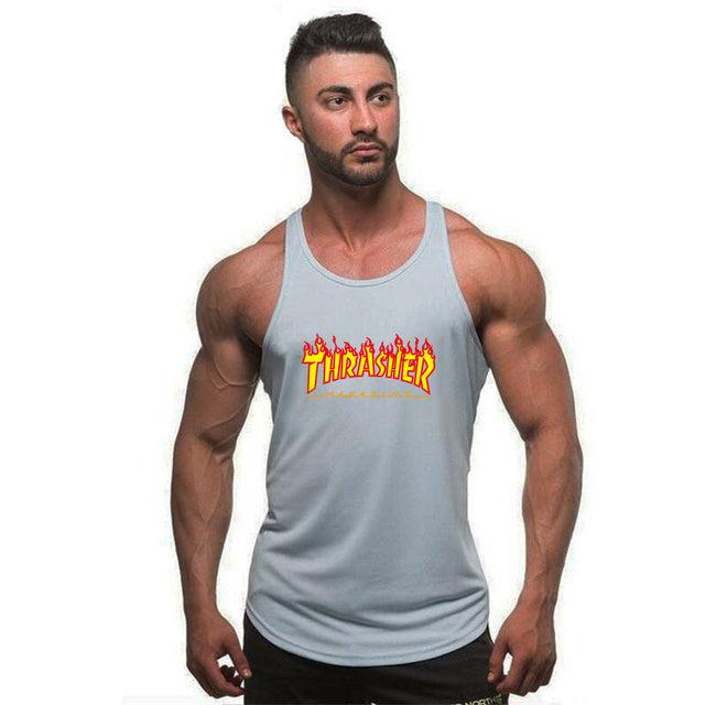 Cotton Men's Vest for Gym and Travel Activities