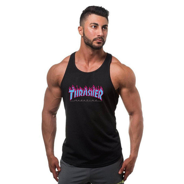 Cotton Men's Vest for Gym and Travel Activities