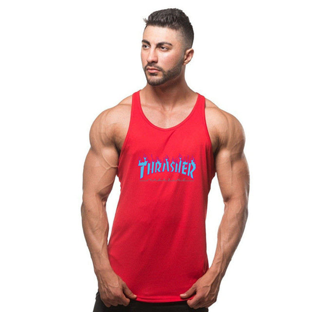 Cotton Men's Vest for Gym and Travel Activities