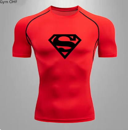 Men's Sports Quick Dry T Shirt Compression Gym