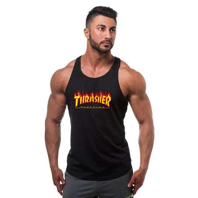 Cotton Men's Vest for Gym and Travel Activities