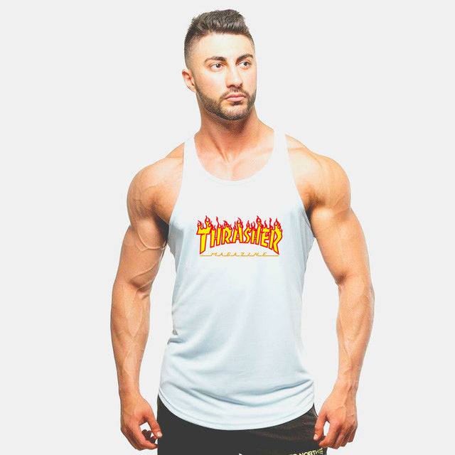 Cotton Men's Vest for Gym and Travel Activities