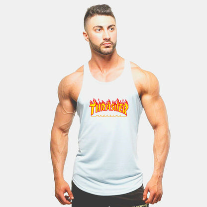 Cotton Men's Vest for Gym and Travel Activities